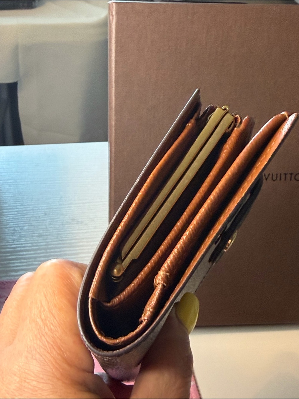 Louis Vuitton Monogram Canvas Snap Wallet in Brown and Gold-Tone - Picture 5 of 11